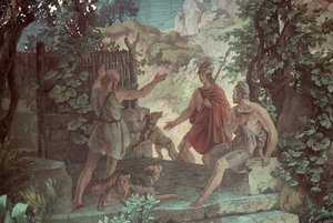 Odysseus u pastýře Eumaea, Scény z Odyssey