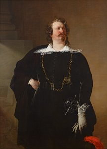 Vlámský starosta (baron Pfuel?) od Friedrich von Amerling