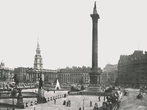 Trafalgar Square, Londýn, 1895. od Frith and Co