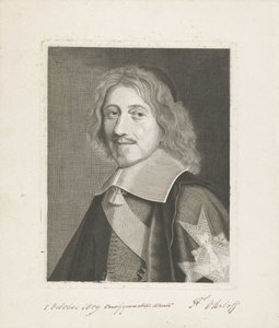 Portrét kancléře Michela Le Telliera od Frits Ohrloff (signed by artist)