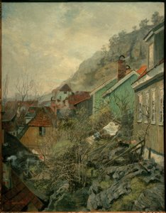 Domy v Kragerø od Fritz Thaulow