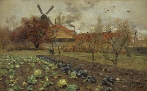 Pohled na Amerikavej v Kodani od Frits Thaulow