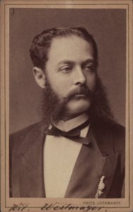 Portrét skladatele Wilhelma Westmeyera 1829-1880.