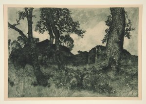 Starý statek (Altes Geheft) od Fritz Overbeck