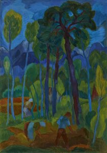 Moorlandschaft od Fritz Schaefler