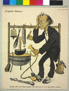 Gustav Mahler od Fritz Schonpflug