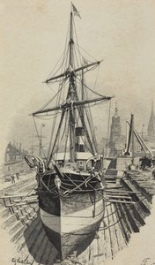 Emigrantský parník od Fritz Stoltenberg
