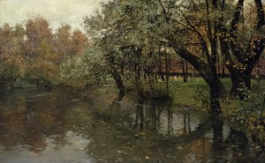 Podzimní den u Akerselvy od Fritz Thaulow