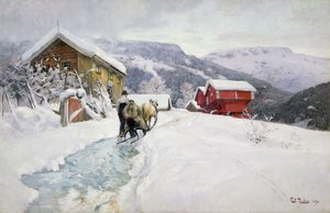Zájezdový hostinec od Fritz Thaulow