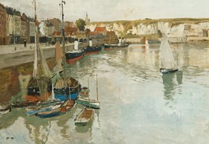 Dieppe, kolem roku 1894 od Frits Thaulow