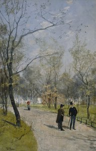 Z královské zahrady (olej na plátně) od Fritz Thaulow