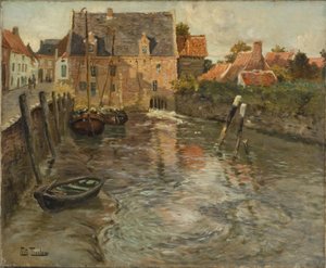 Nízká voda od Frits Thaulow