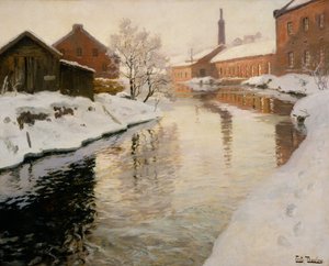 Lysaker slzy od Fritz Thaulow