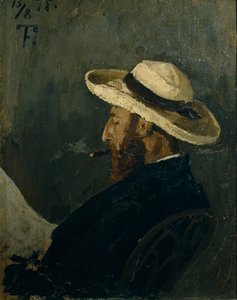 Portrét Fredrika Colletta od Fritz Thaulow