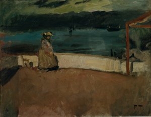 Bez názvu, kolem roku 1895 (olej na plátně) od Fritz Thaulow