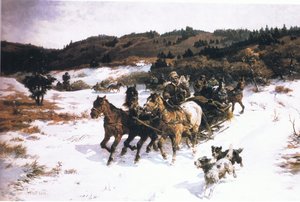Vazba domů, z časopisu nebo knižního zdroje neznámý od Fritz van der Venne