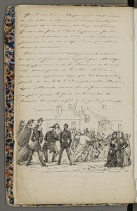 Ilustrace převzata ze soukromého archivu v Národní knihovně s názvem Voyage en Norvège 1856 od Fritze von Dardela od Fritz von Dardel