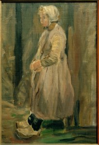 Dítě holandského rybáře (Zandvoort) od Fritz von Uhde