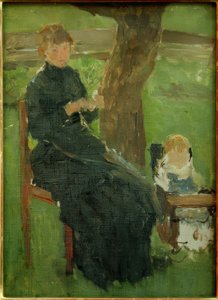 matka a dítě od Fritz von Uhde