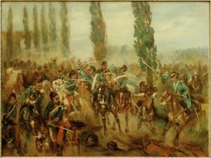 Bitva o Buzancy od Fritz von Uhde