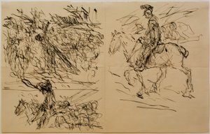 Studie na "Golgotě" od Fritz von Uhde