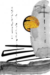 Abstrakt: Zlaté slunce