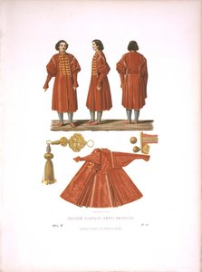 Polský Kaftan Petra Velikého. Ze starožitností ruského státu, před rokem 1853