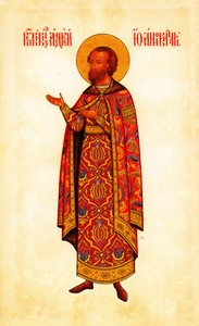 Svatý velký princ Andrey Bogolyubsky, 1887 od Fyodor Grigoryevich Solntsev