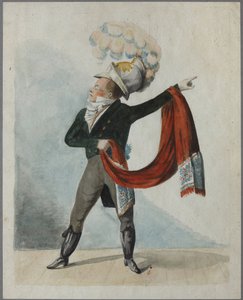 Fjodor Fjodorovič Kokoškin (1773-1838) par Sotnikov, Fjodor Grigorjevič (aktivní počátek 19. století). Akvarel na papíře, První čtvrtina 19. stol., Státní muzeum A.S. Puškin, Moskva od Fyodor Grigoryevich Sotnikov