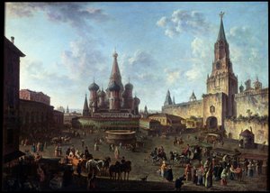 „Rudé náměstí v Moskvě“, 1801.