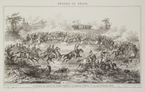 Bitva u Chang-Kia-Onang, před Tong-Cheou, 18. září 1860, z války v Číně, 1862 od G.C. de Fortavion