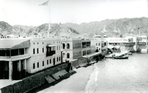 Nábřeží v Muscatu od G.J. Eccles