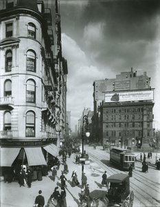 Broadway severně od 24th Street, New York City od G.P. Hall und Sohn