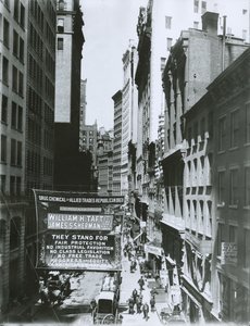 Taft a Sherman Banner na Maiden Lane, New York City, 1908 od G.P. Hall und Sohn