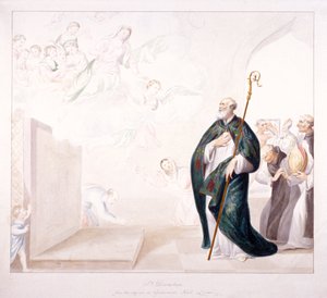 St Dunstan, c1750. od GP Harding