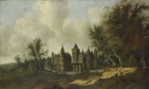 Hrad Egmond od G.W. Berckhout