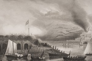 The Storming of San Sebastian, 31. srpna 1813, ilustrace z 