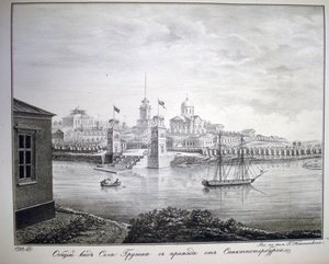 Panství Gruzino, 1821-1822 od G. Kanoshenkin