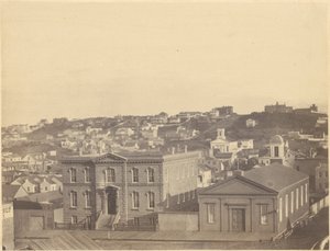 Pohled z Kearny Street - v popředí Sirotčí azyl od G. R. Fardon
