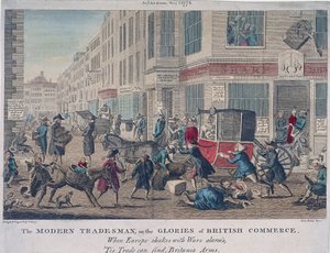 „Moderní obchodník, aneb sláva britského obchodu“, 1774 od G Terry
