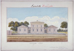 Kennington Schools, Camberwell New Road, Lambeth, Londýn, 1826 od G Yates