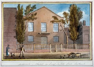 Metodistická kaple, Great Suffolk Street, Southwark, Londýn, 1825 od G Yates