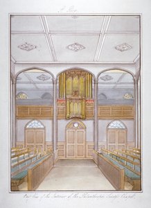Kaple v Philanthropic Society Institution na London Road, Southwark, Londýn, 1825 od G Yates