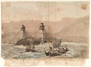 Expedice Brigg ztroskotala na západním cípu ostrova Sta Cruiz Teneriffe prosinec 1774