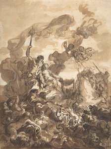 Alegorie rybolovu: Neptun a amfitrit, 1768.
