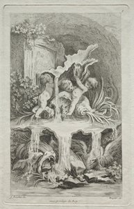 Kniha fontán: č. 7, c. 1736. od Gabriel Huquier