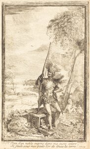 Frontispis: Alegorická kompozice (Composition allegorique) od Gabriel Jacques de Saint Aubin