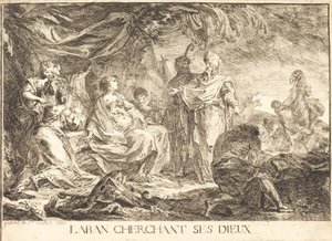 Lában hledá své bohy od Gabriel Jacques de Saint Aubin