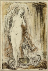 Pandora od Gabriel Jacques de Saint Aubin