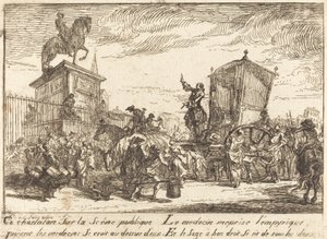 Šarlatán (Le šarlatán) od Gabriel Jacques de Saint Aubin